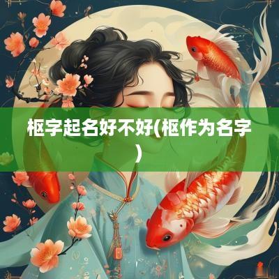 枢字起名好不好(枢作为名字)