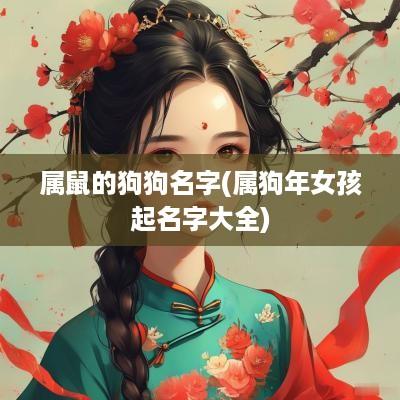 属鼠的狗狗名字(属狗年女孩起名字大全)
