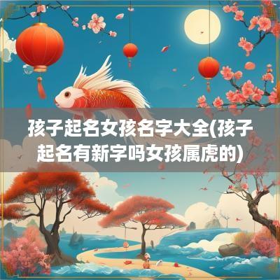孩子起名女孩名字大全(孩子起名有新字吗女孩属虎的)