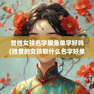 曾姓女孩名字属兔单字好吗(姓曾的女孩取什么名字好单名)