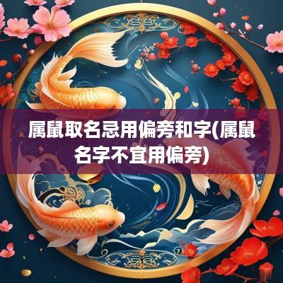 属鼠取名忌用偏旁和字(属鼠名字不宜用偏旁)