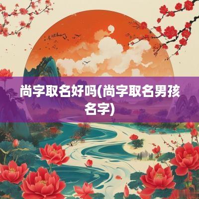 尚字取名好吗(尚字取名男孩名字)