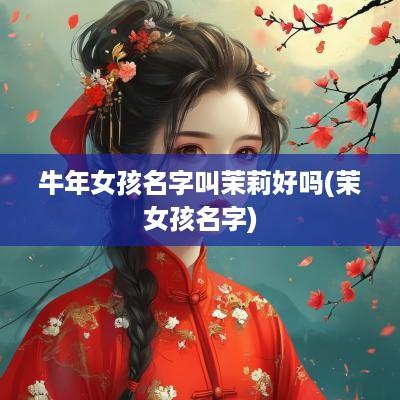 蛇年女孩名字叫茉莉好吗(茉女孩名字)