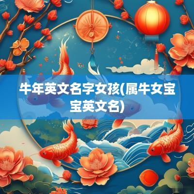 蛇年英文名字女孩(属牛女宝宝英文名)