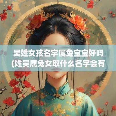 吴姓女孩名字属兔宝宝好吗(姓吴属兔女取什么名字会有好运)