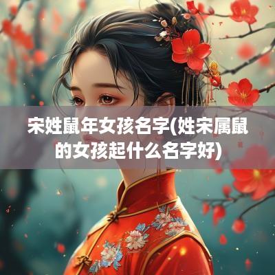宋姓蛇年女孩名字(姓宋属鼠的女孩起什么名字好)