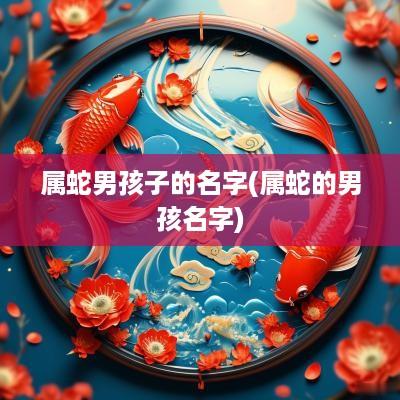 属蛇男孩子的名字(属蛇的男孩名字)