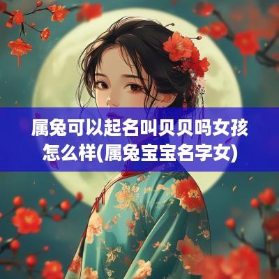 属兔可以起名叫贝贝吗女孩怎么样(属兔宝宝名字女)