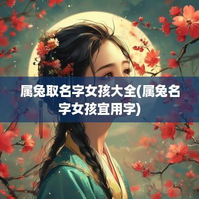 属兔取名字女孩大全(属兔名字女孩宜用字)