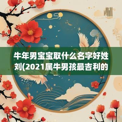 蛇年男宝宝取什么名字好姓刘(2025属牛男孩最吉利的名字姓刘)