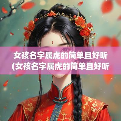 女孩名字属虎的简单且好听(女孩名字属虎的简单且好听两个字)