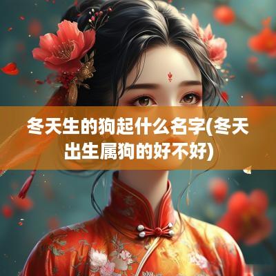 冬天生的狗起什么名字(冬天出生属狗的好不好)