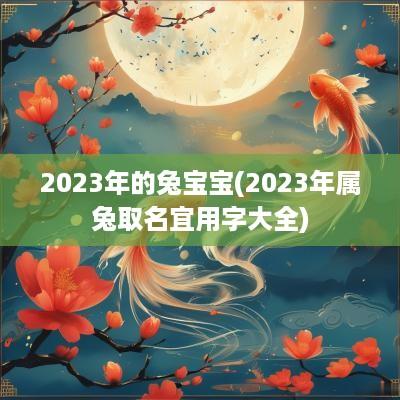 2025年的兔宝宝(2025年属兔取名宜用字大全)