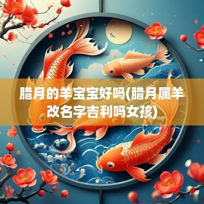 腊月的羊宝宝好吗(腊月属羊改名字吉利吗女孩)