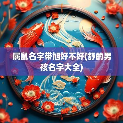属鼠名字带旭好不好(舒的男孩名字大全)
