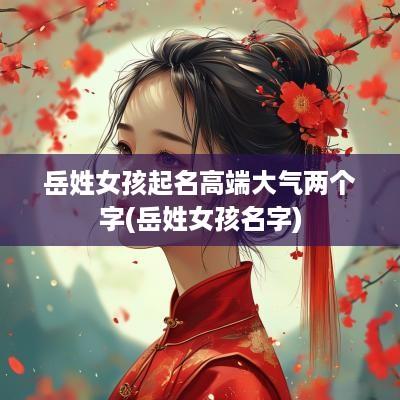 岳姓女孩起名高端大气两个字(岳姓女孩名字)