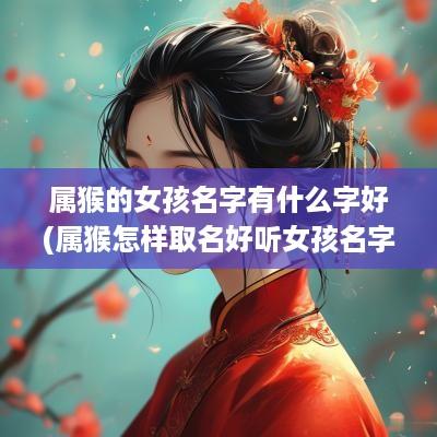 属猴的女孩名字有什么字好(属猴怎样取名好听女孩名字两个字)