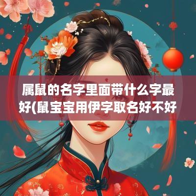 属鼠的名字里面带什么字最好(鼠宝宝用伊字取名好不好)