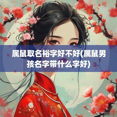 属鼠取名裕字好不好(属鼠男孩名字带什么字好)