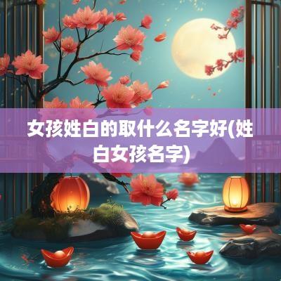 女孩姓白的取什么名字好(姓白女孩名字)