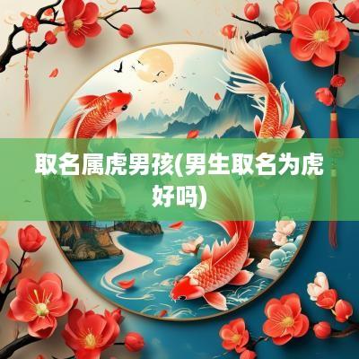 取名属虎男孩(男生取名为虎好吗)