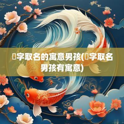 玙字取名的寓意男孩(燿字取名男孩有寓意)