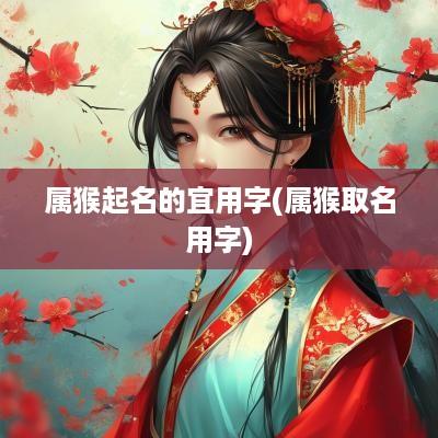 属猴起名的宜用字(属猴取名用字)