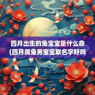 四月出生的兔宝宝是什么命(四月属兔男宝宝取名字好吗)
