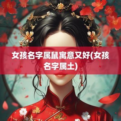 女孩名字属鼠寓意又好(女孩名字属土)