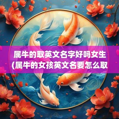 属牛的取英文名字好吗女生(属牛的女孩英文名要怎么取)