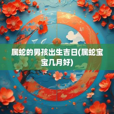 属蛇的男孩出生吉日(属蛇宝宝几月好)