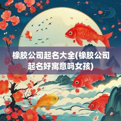 橡胶公司起名大全(橡胶公司起名好寓意吗女孩)