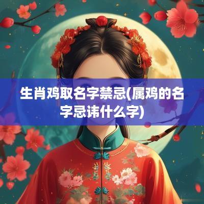 生肖鸡取名字禁忌(属鸡的名字忌讳什么字)