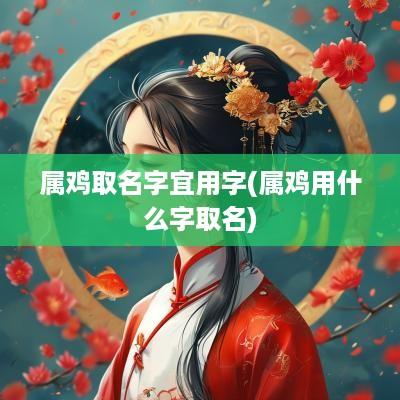 属鸡取名字宜用字(属鸡用什么字取名)
