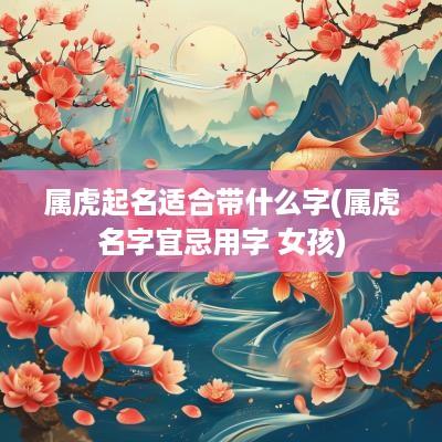 属虎起名适合带什么字(属虎名字宜忌用字 女孩)