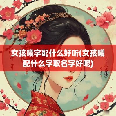 女孩曦字配什么好听(女孩曦配什么字取名字好呢)