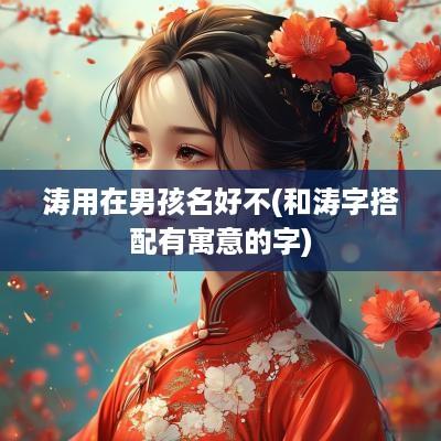 涛用在男孩名好不(和涛字搭配有寓意的字)