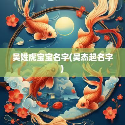 吴姓虎宝宝名字(吴杰起名字)