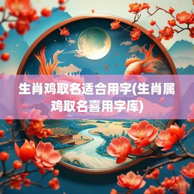 生肖鸡取名适合用字(生肖属鸡取名喜用字库)
