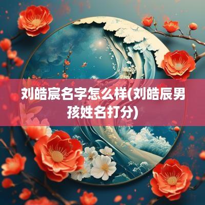 刘皓宸名字怎么样(刘皓辰男孩姓名打分)