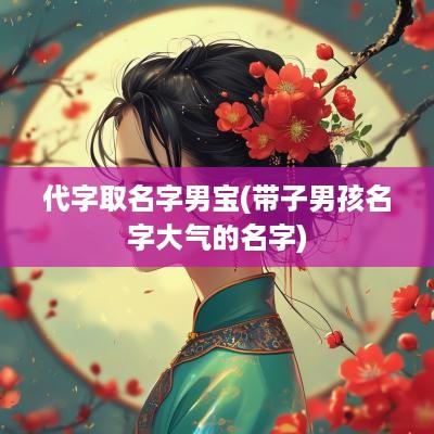 代字取名字男宝(带子男孩名字大气的名字)