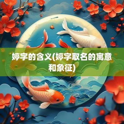 婷字的含义(婷字取名的寓意和象征)