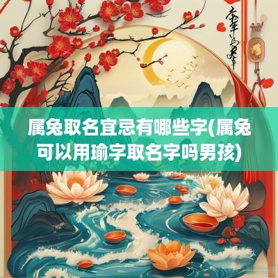 属兔取名宜忌有哪些字(属兔可以用瑜字取名字吗男孩)