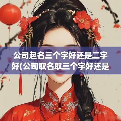 公司起名三个字好还是二字好(公司取名取三个字好还是四个字好)