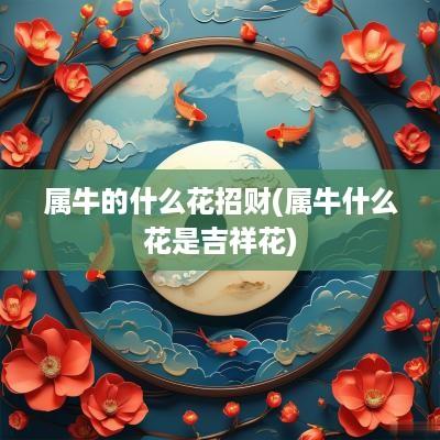 属牛的什么花招财(属牛什么花是吉祥花) 属牛的什么花招财(属牛什么花是吉祥花)