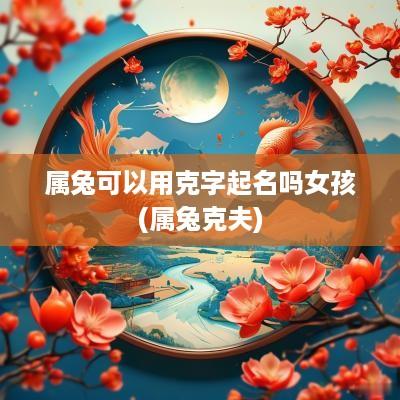 属兔可以用克字起名吗女孩(属兔克夫)