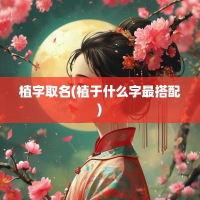 植字取名(植于什么字最搭配)