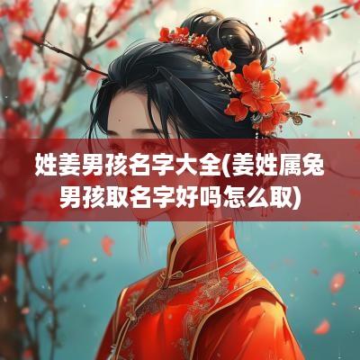 姓姜男孩名字大全(姜姓属兔男孩取名字好吗怎么取)
