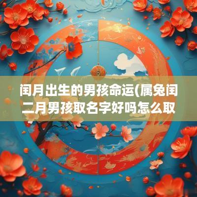 闰月出生的男孩命运(属兔闰二月男孩取名字好吗怎么取)