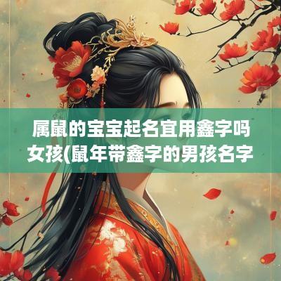 属鼠的宝宝起名宜用鑫字吗女孩(蛇年带鑫字的男孩名字)